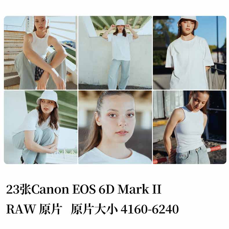 【R343】23张Canon EOS 6D Mark IIRAW 原片原片大小4160-6240